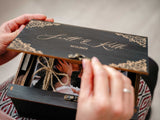 Black Wooden Photo Box – Elegant Personalized Gift for Wedding Photographers