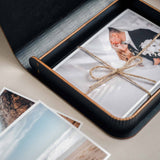 Luxury Black Wooden Photo Box – Perfect for Boudoir & Wedding Photography - NZHANDICRAFT