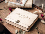 Personalized Wooden Wedding Photo Storage Box for Photographers