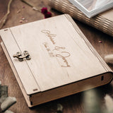 Personalized Wooden Wedding Photo Storage Box for Photographers