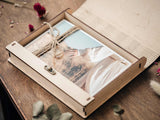 Personalized Wooden Wedding Photo Storage Box for Photographers