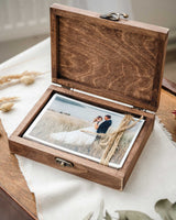 Personalized Wooden Keepsake Box – Ideal for Photo Storage & More - NZHANDICRAFT