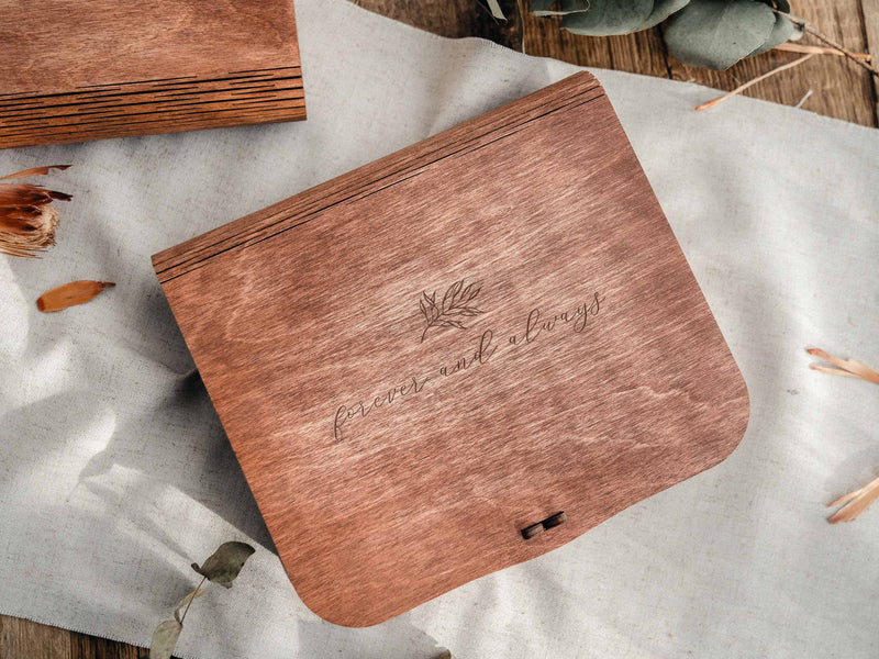 Wooden Gift Photo Storage Box with Custom Engraving – Perfect for Special Occasions - NZHANDICRAFT