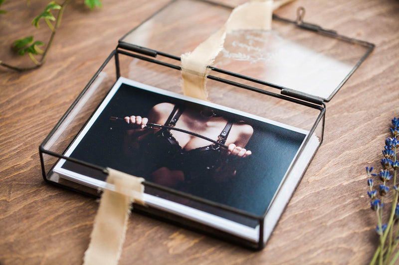 Glass Photo Box ( 4x6 and 5x7 prints) : Photo Packaging for